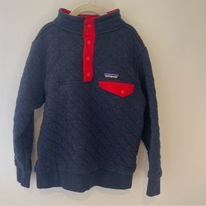 Patagonia Kids Organic Cotton Quilt Snap T Pullover Size M